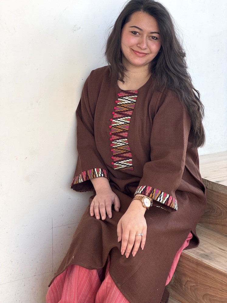 Brown Himachali pheran