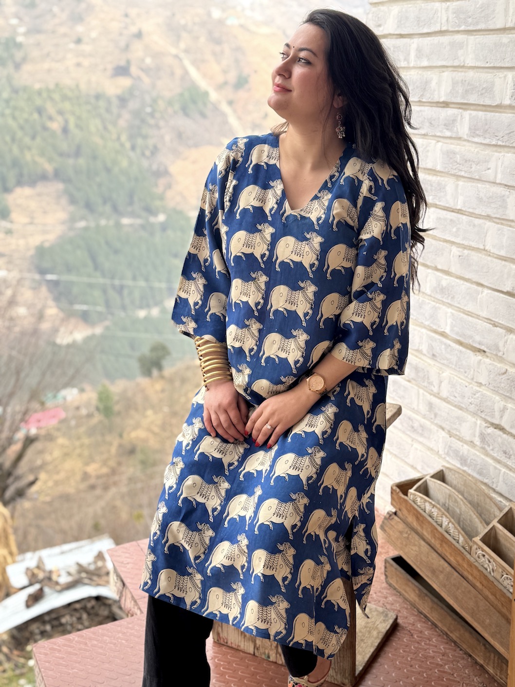 Kalamkari kurta 1