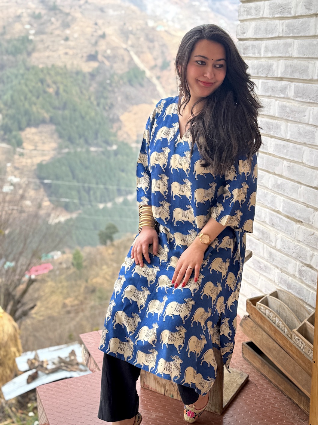 Kalamkari kurta 1