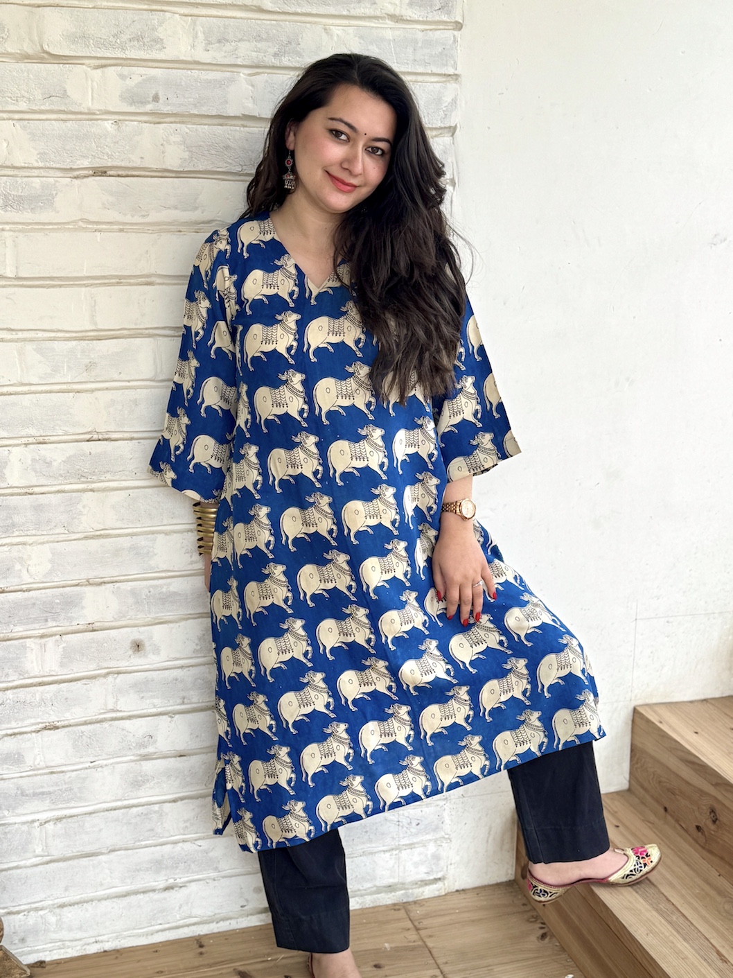 Kalamkari kurta 1