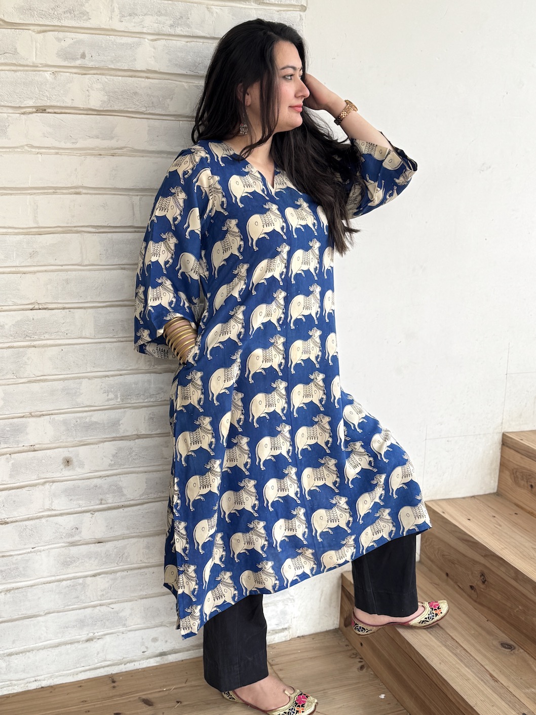 Kalamkari kurta 1