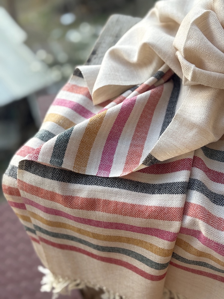 Fawn pure wool stole