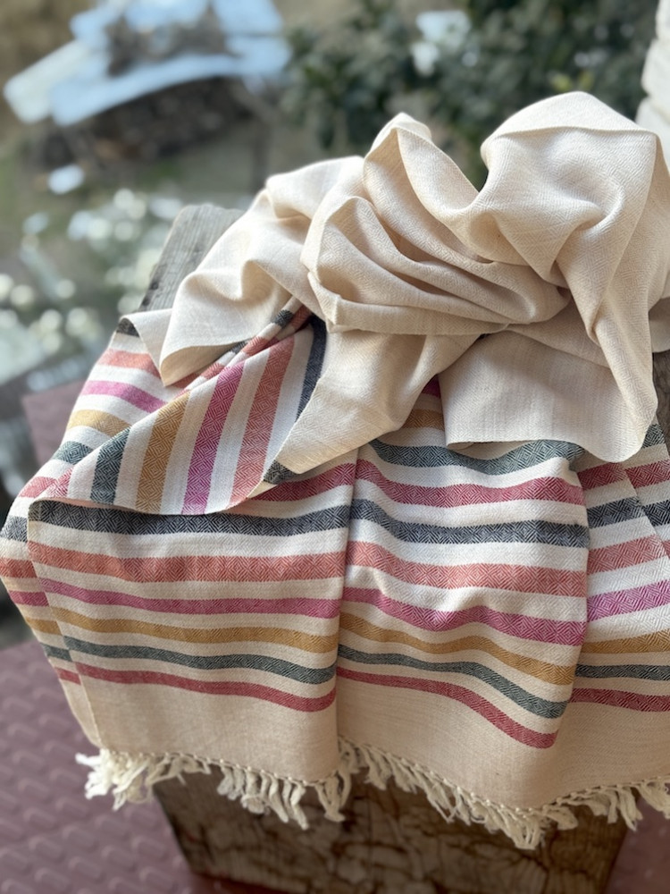 Image of Fawn pure wool stole