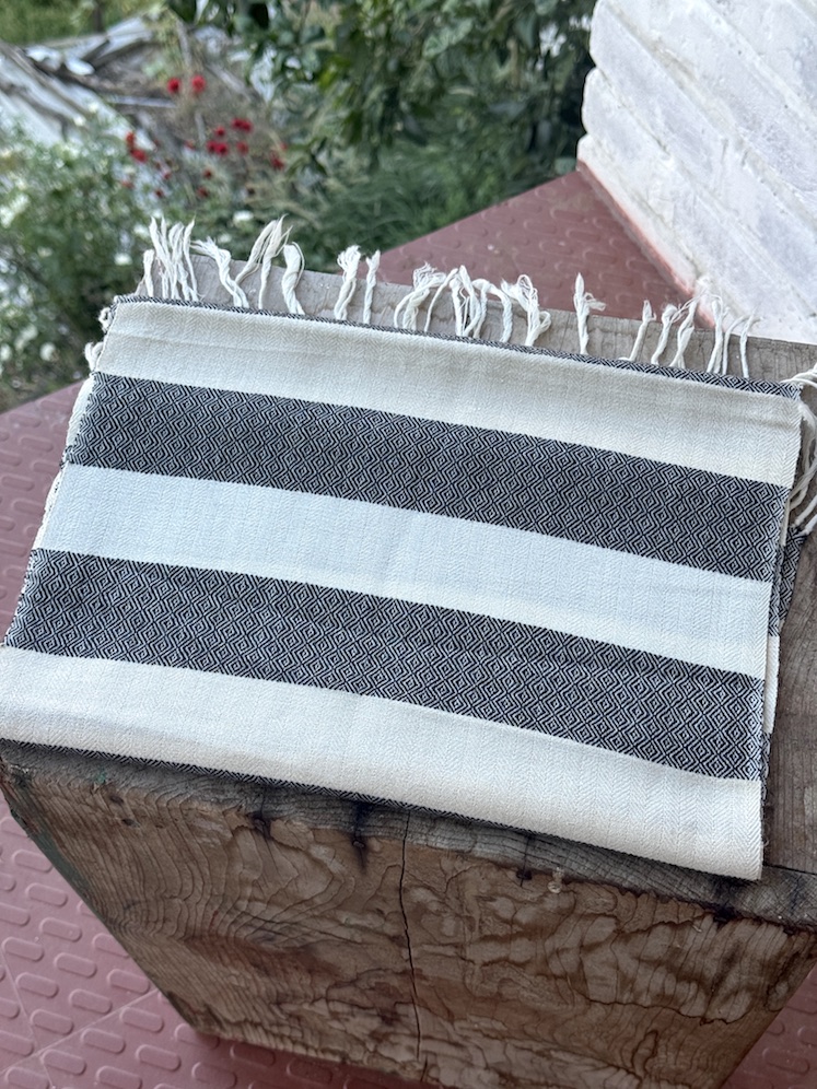 Angora wool muffler 1