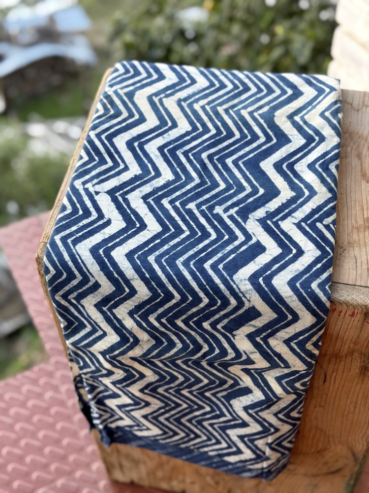 Image of Handblocked cotton fabric