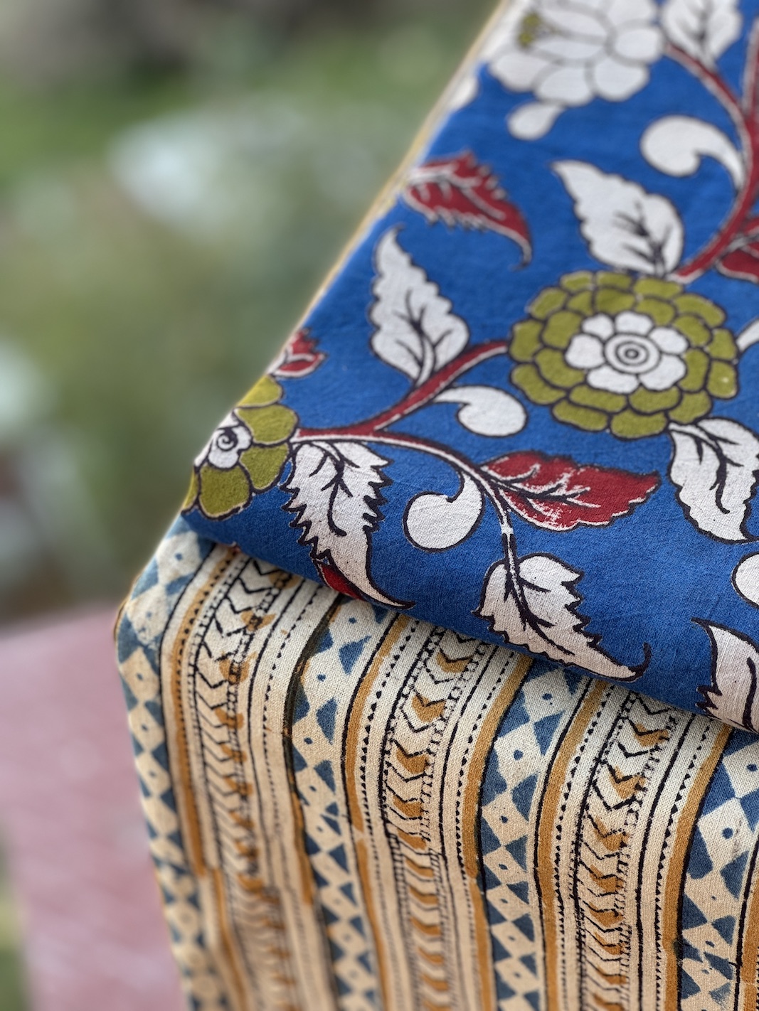 Kalamkari block printed kurta bottom set 3