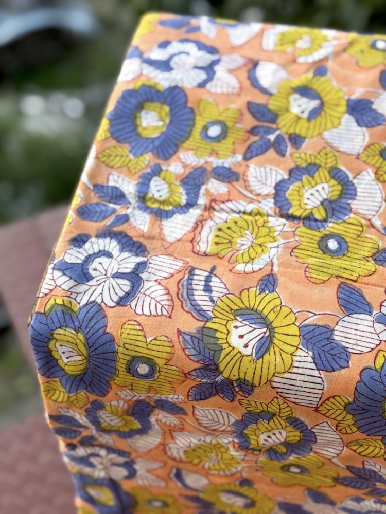 Image of Handblocked cotton fabric