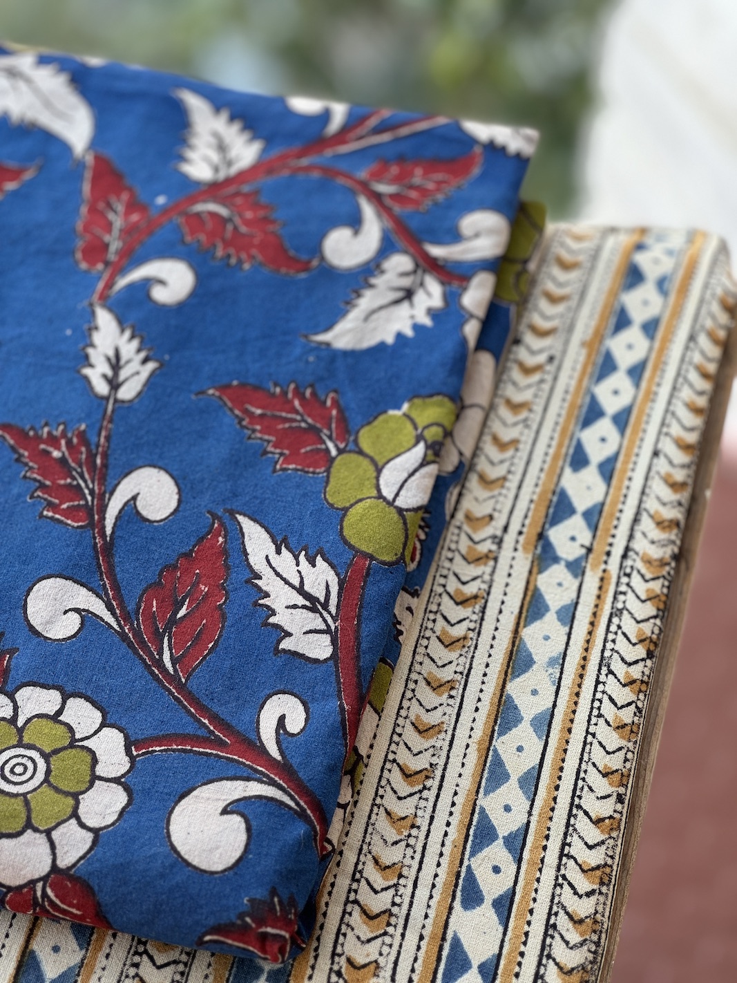 Kalamkari block printed kurta bottom set 3