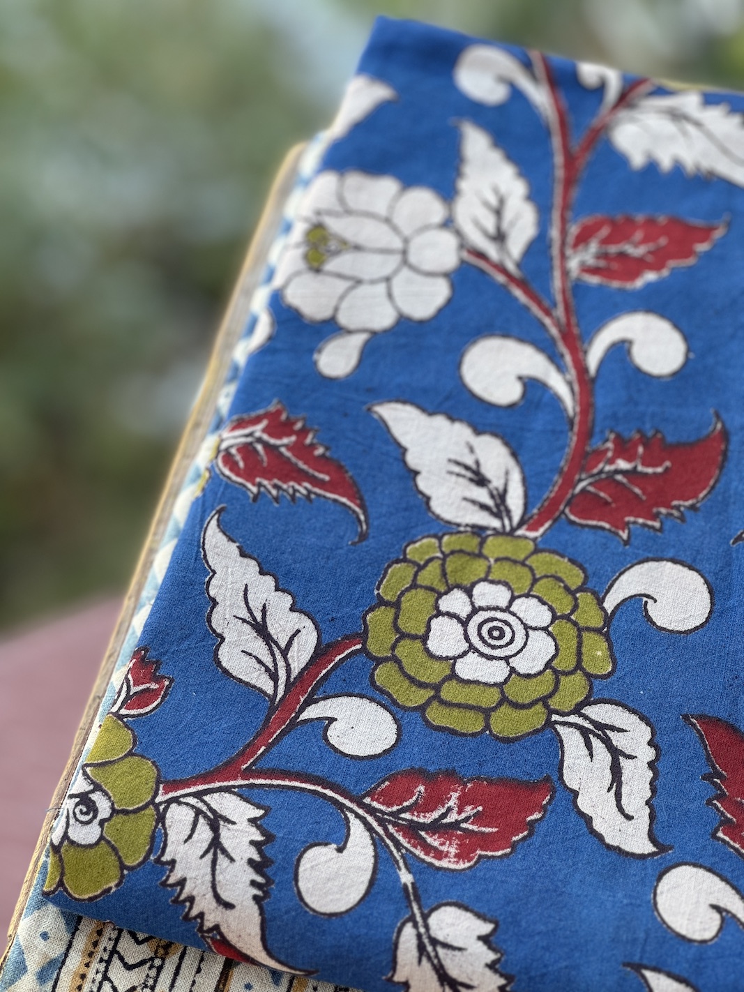 Kalamkari block printed kurta bottom set 3