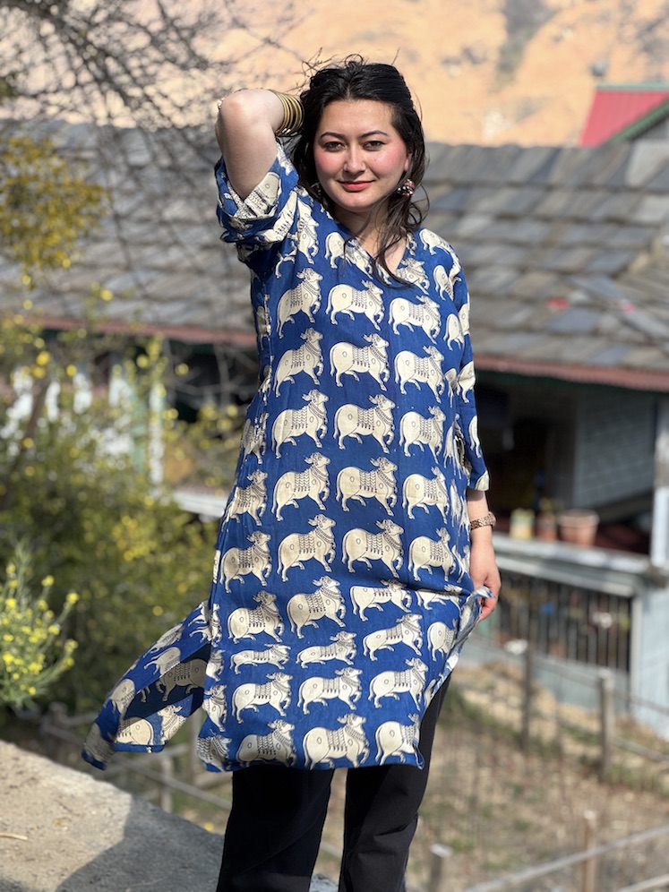 Kalamkari kurta 1