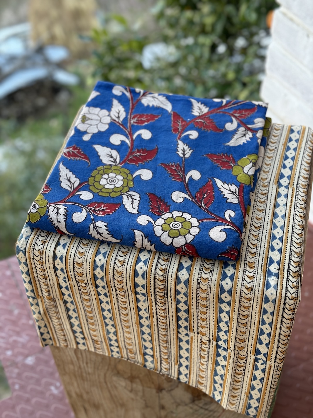 Kalamkari block printed kurta bottom set 3