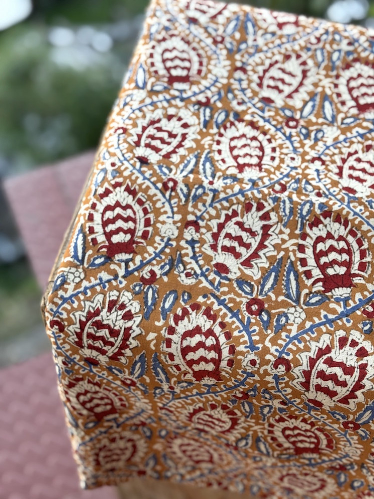 Image of Handblocked cotton fabric
