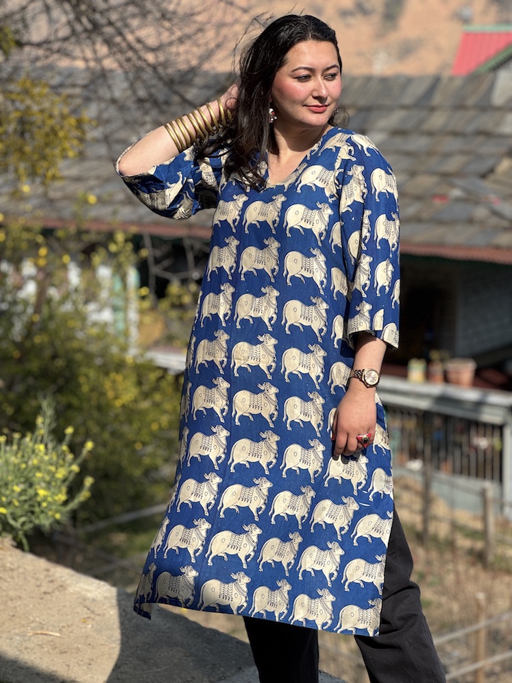 Kalamkari kurta 1