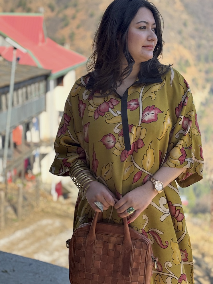Kalamkari kaftan kurta 1
