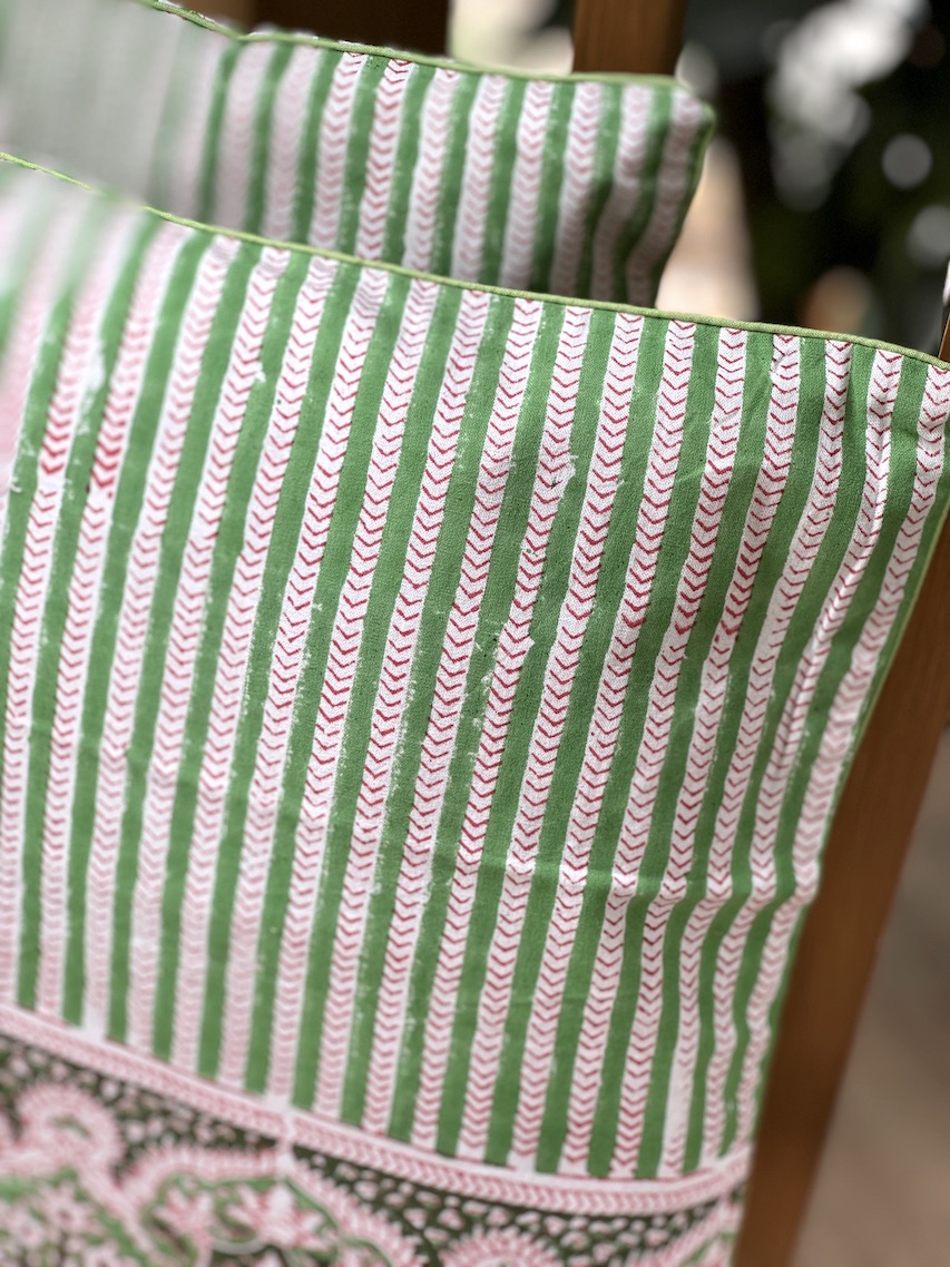 Mughal Block printed cushion covers - set of 2