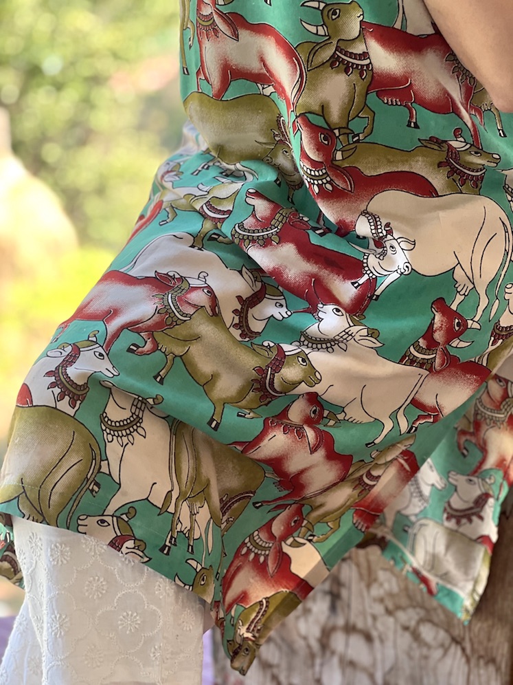 Pichwai modal relaxed fit kurta