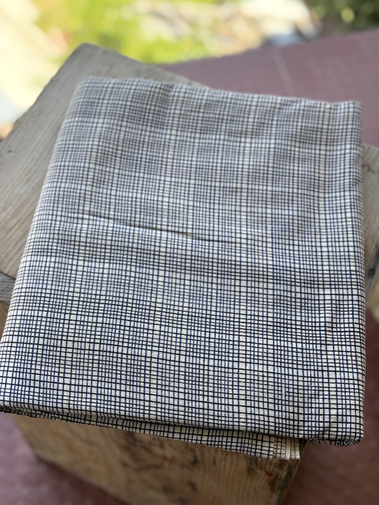 Dabu handblocked cotton fabric