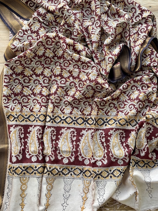 Kalamkari kurta bottom set 8