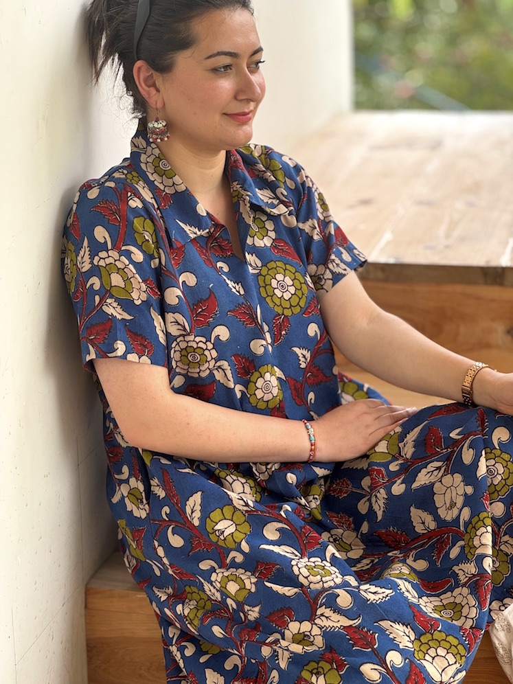 BLUE KALAMKARI