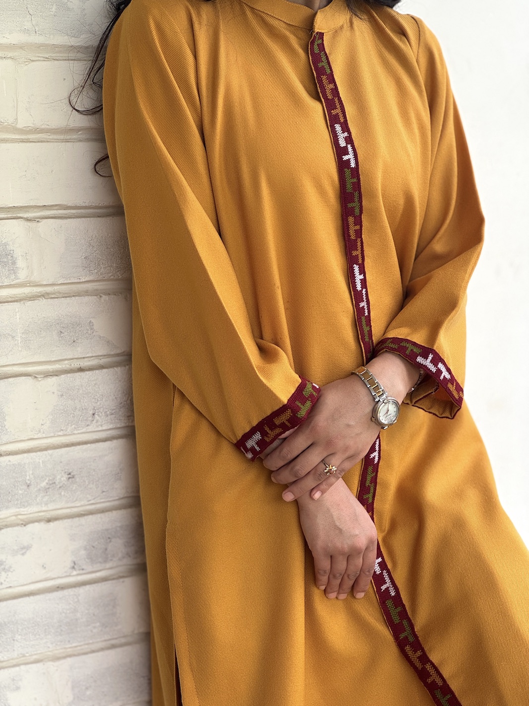 Yellow Himachali kurta