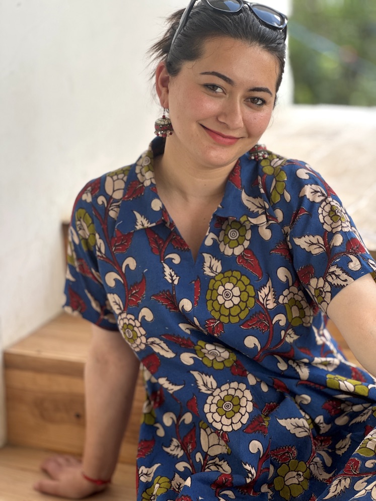 BLUE KALAMKARI