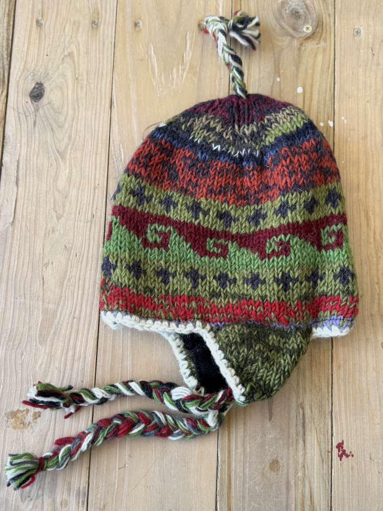 Image of Pure wool cap  with fleece lining 3