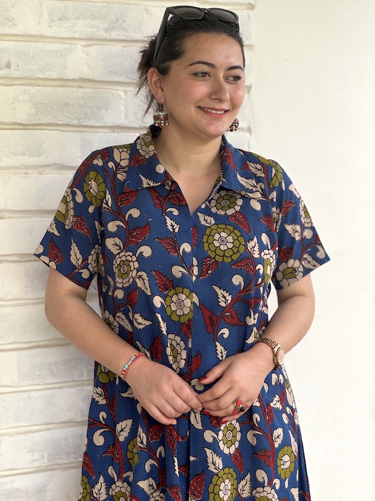 BLUE KALAMKARI