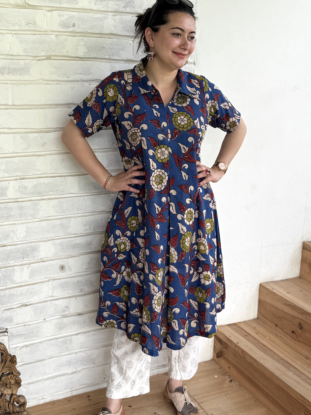 BLUE KALAMKARI