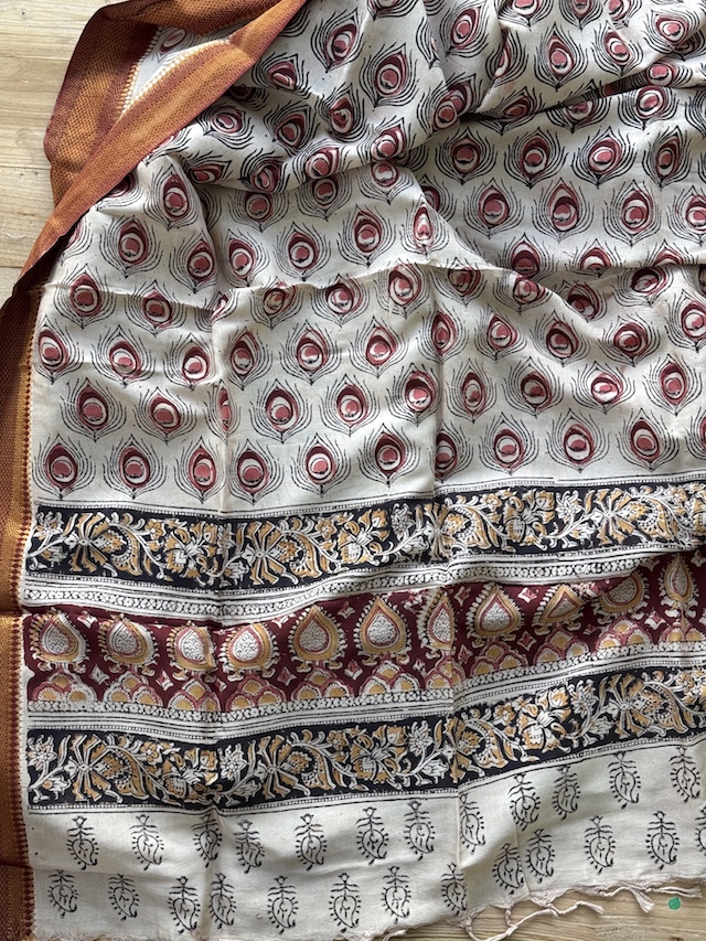 Kalamkari kurta bottom set 10