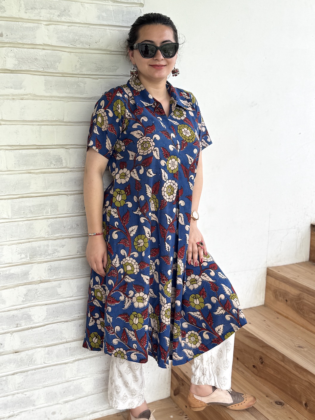 BLUE KALAMKARI
