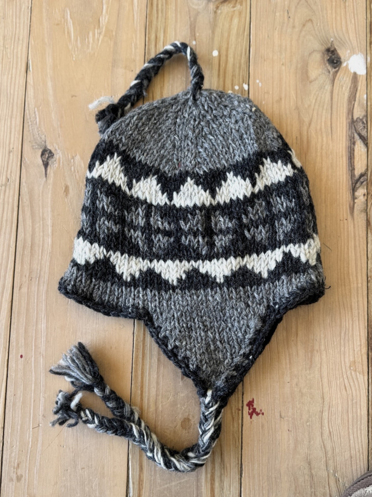 Image of Pure wool cap  with fleece lining 7