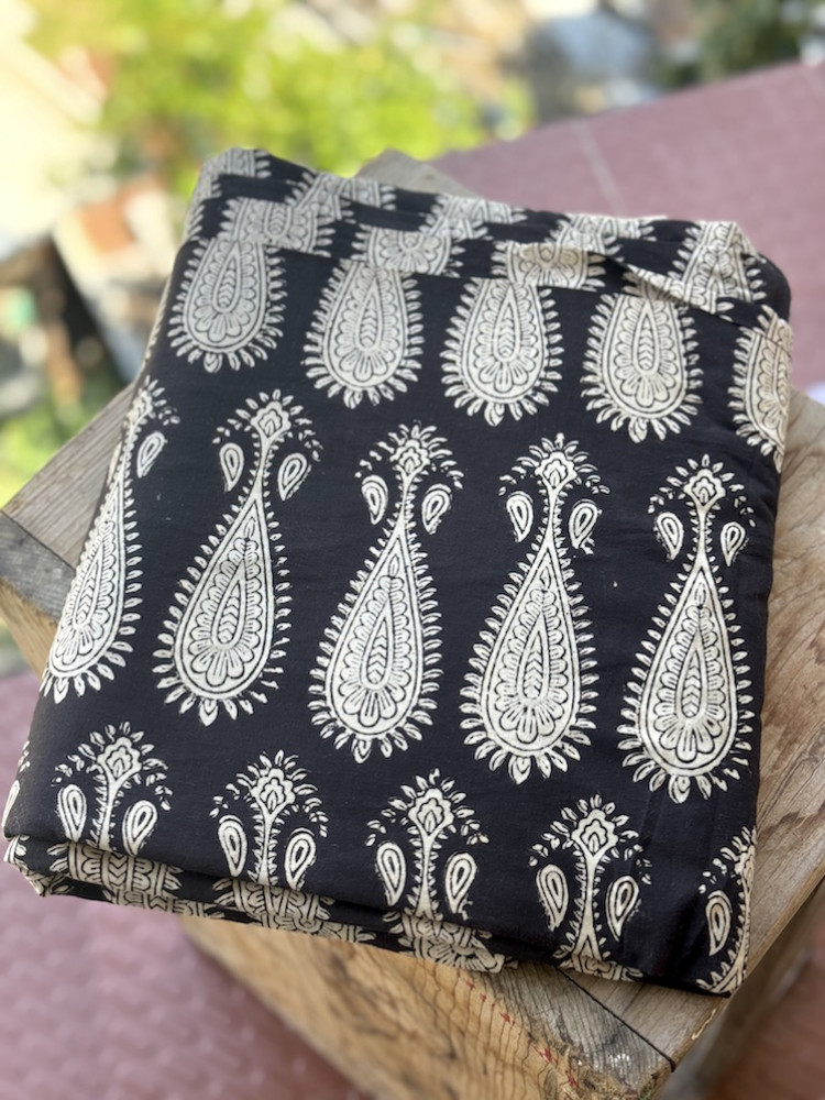 Image of Dabu handblocked cotton fabric