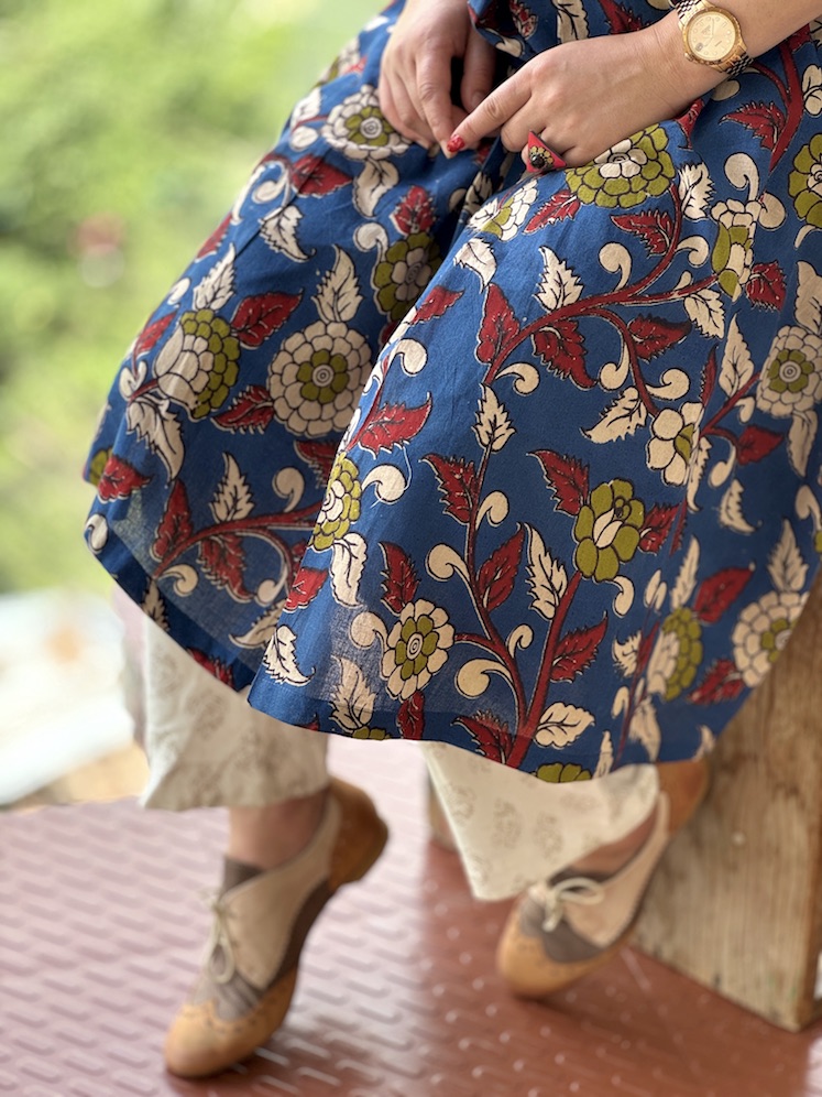 BLUE KALAMKARI