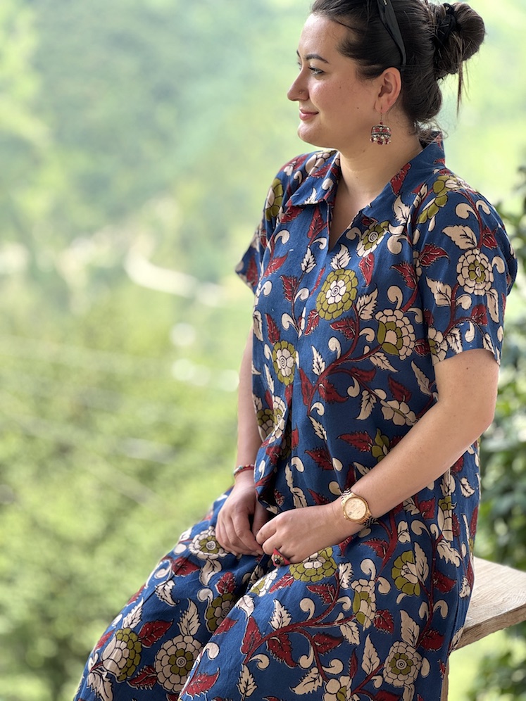 BLUE KALAMKARI