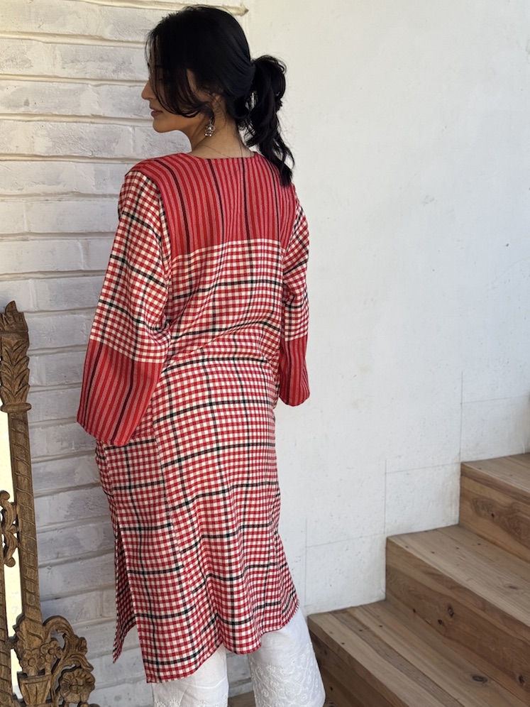 Check me RED Himachali pheran