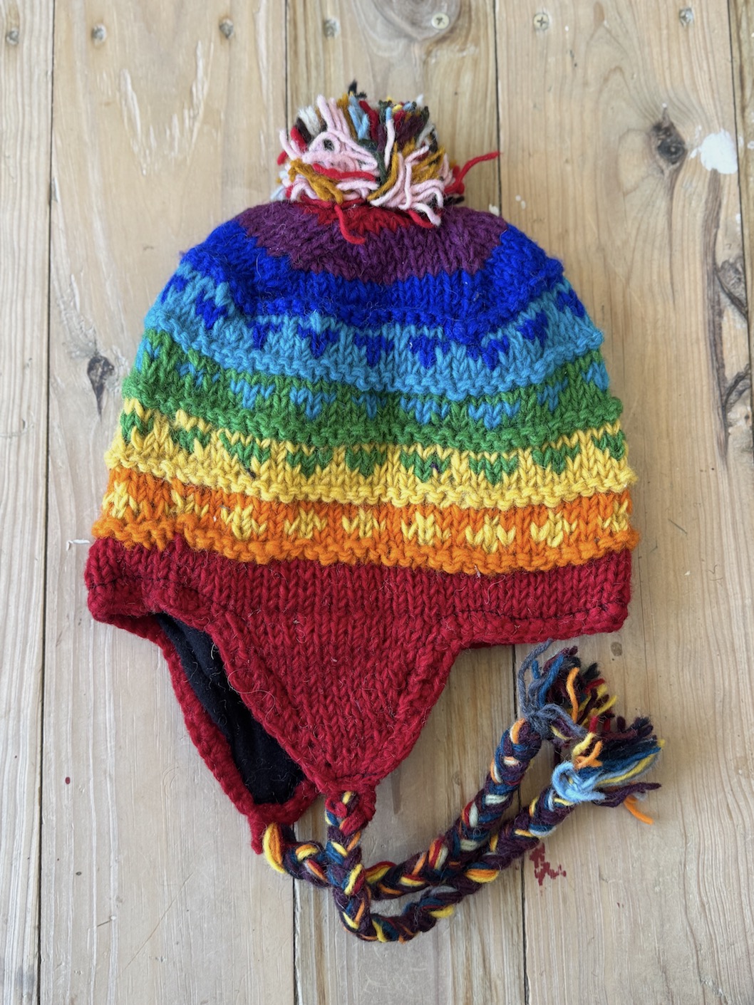 Pure wool cap  with fleece lining 10