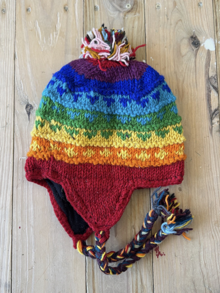 Image of Pure wool cap  with fleece lining 10