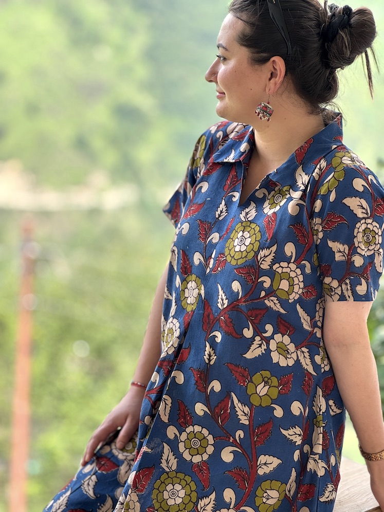 BLUE KALAMKARI