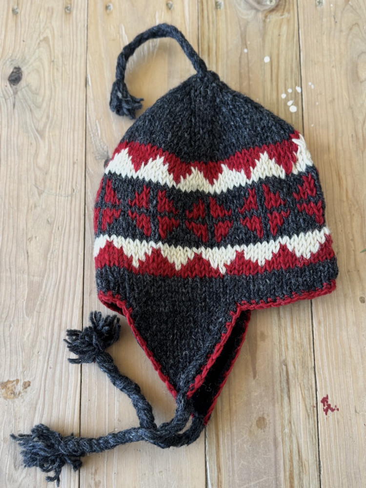 Image of Pure wool cap  with fleece lining 11