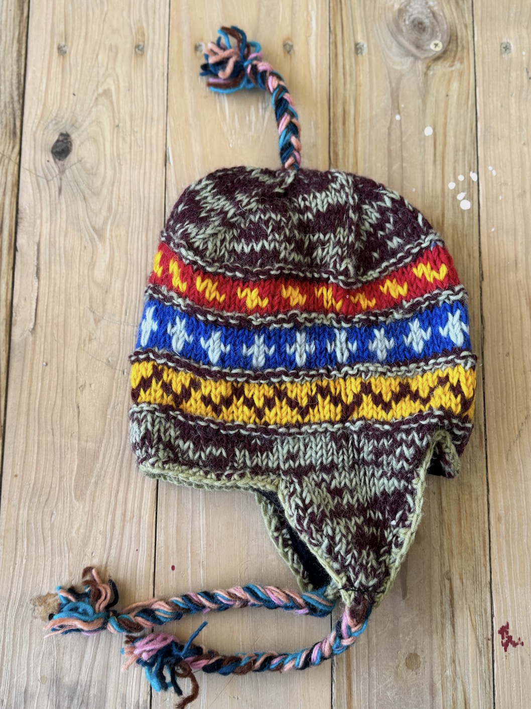 Pure wool cap  with fleece lining 12