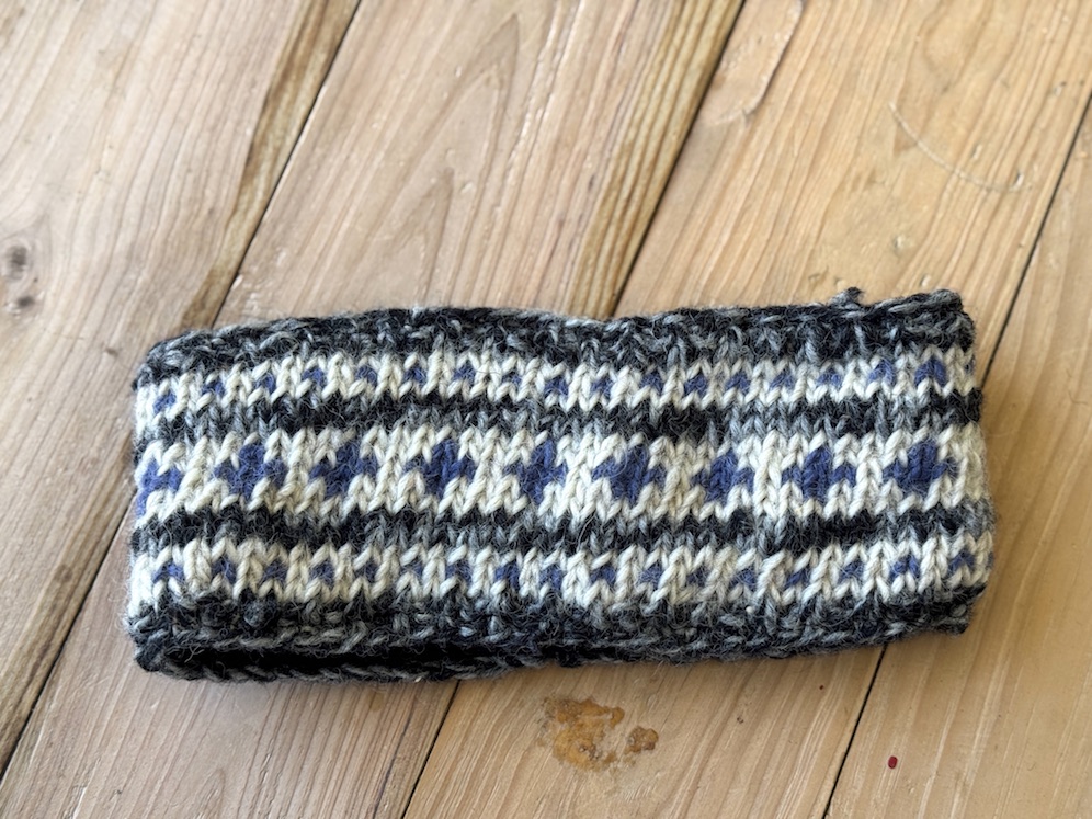Pure wool ear warmer 8