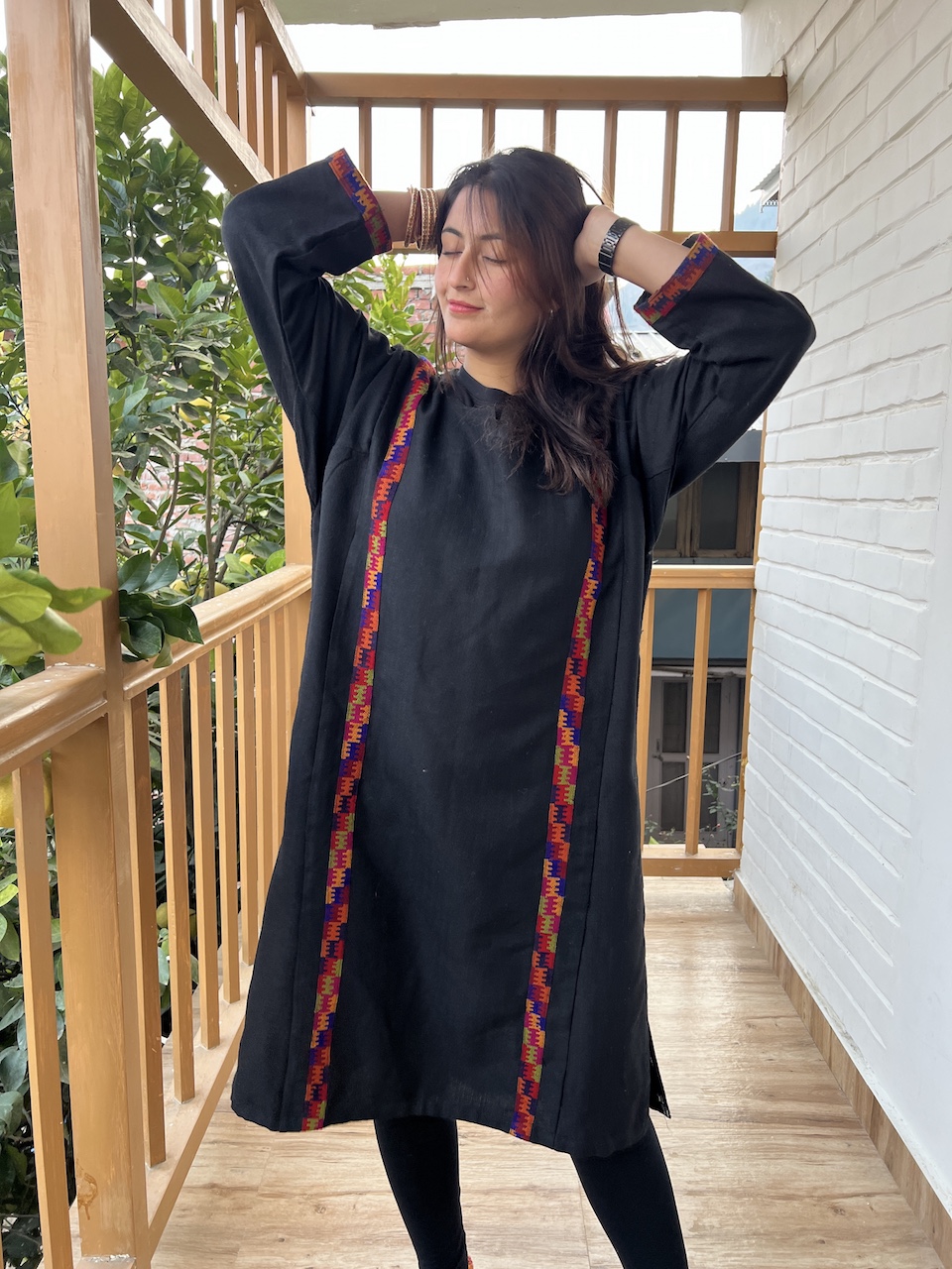 Pure wool Himachali pheran