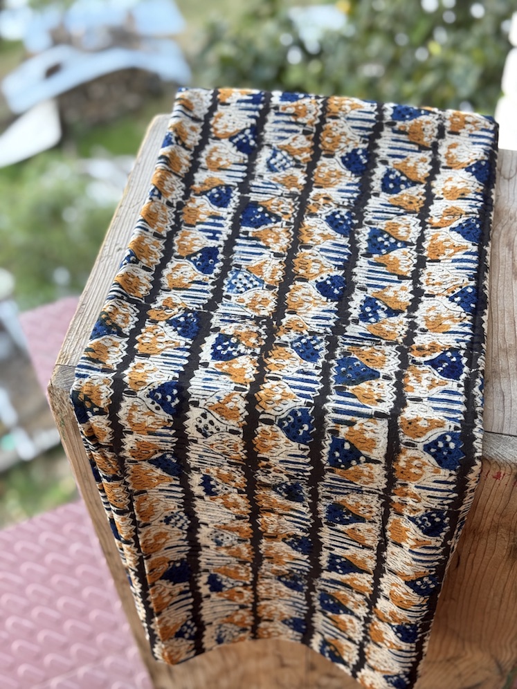 Handblocked cotton fabric 25 meters