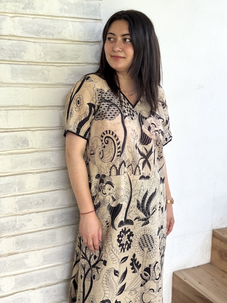 BLACK KALAMKARI