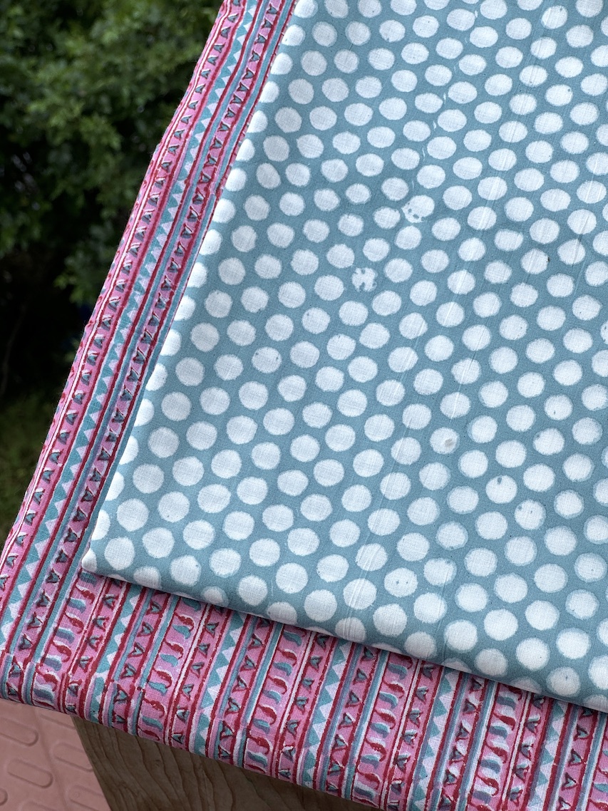 Cotton suit with kota dupatta 6