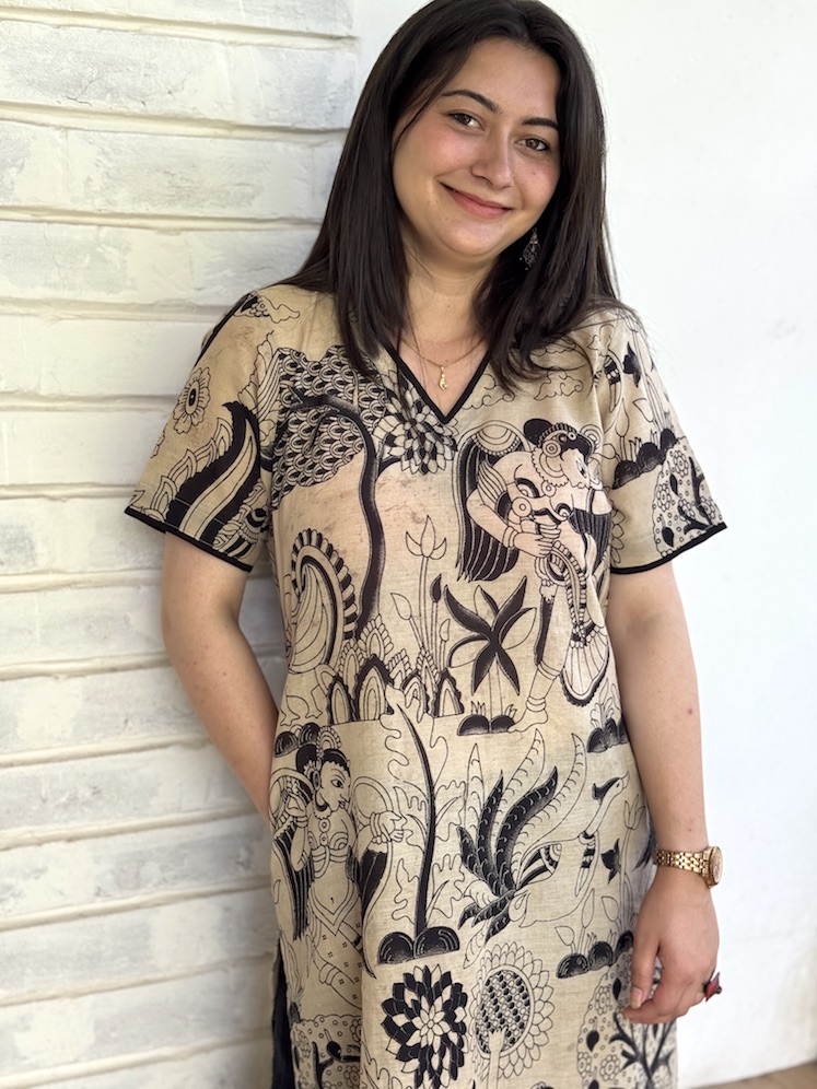 BLACK KALAMKARI