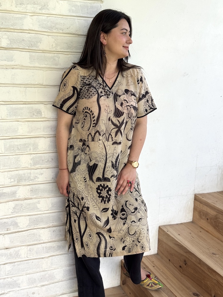 BLACK KALAMKARI