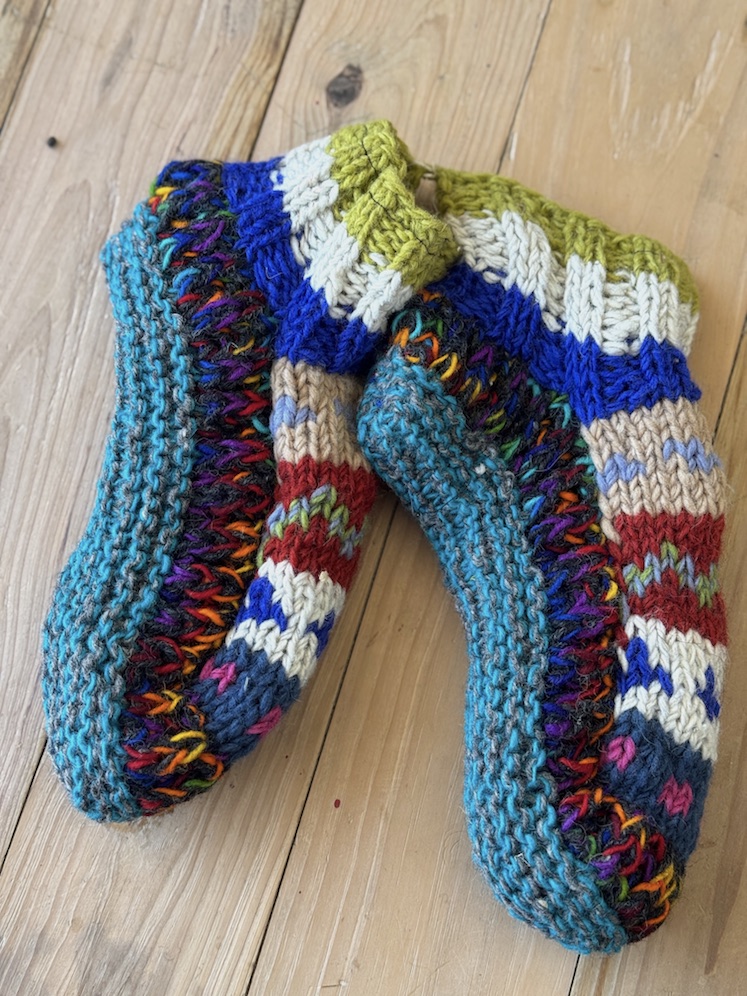 Ankle Sheep wool socks with fleece lining 3