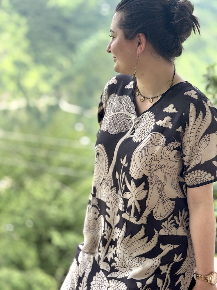 BLACK KALAMKARI