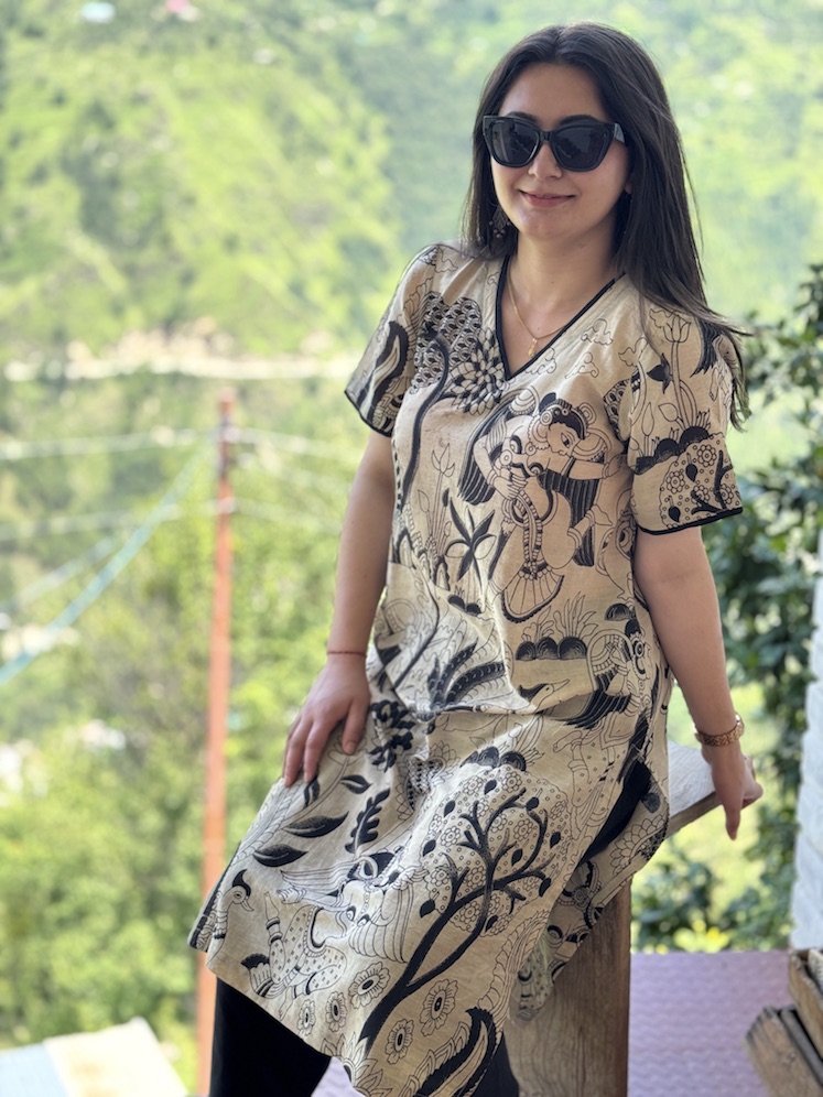 BLACK KALAMKARI